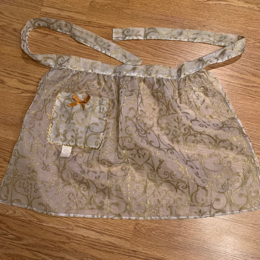 Vintage Apron Sheer with pocket Original Tag